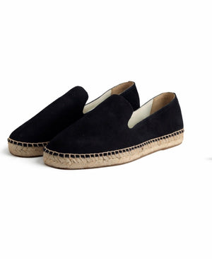 Nero  - Espadrillas Uomo in pelle scamosciata